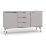 Wooden Sideboard With 2 Doors And 3 Drawers - Augusta
