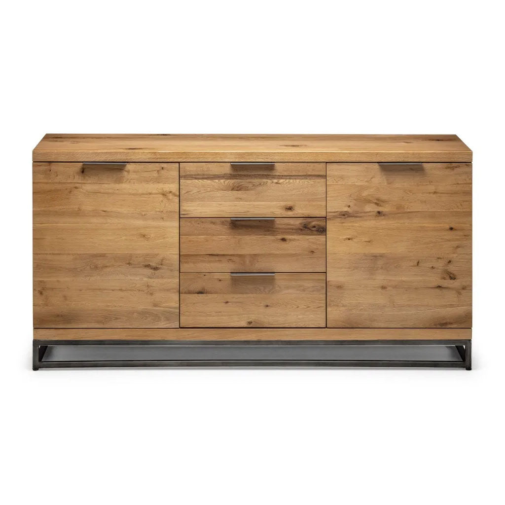 Wooden Sideboard With 2 Doors And 3 Drawers - Brooklyn
