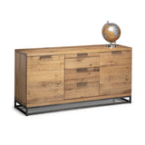 Wooden Sideboard With 2 Doors And 3 Drawers - Brooklyn