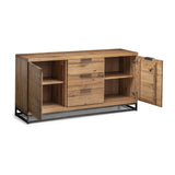 Wooden Sideboard With 2 Doors And 3 Drawers - Brooklyn