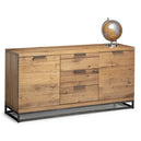 Wooden Sideboard With 2 Doors And 3 Drawers - Brooklyn
