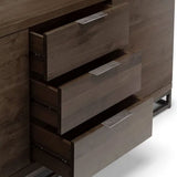 Wooden Sideboard With 2 Doors And 3 Drawers - Brooklyn