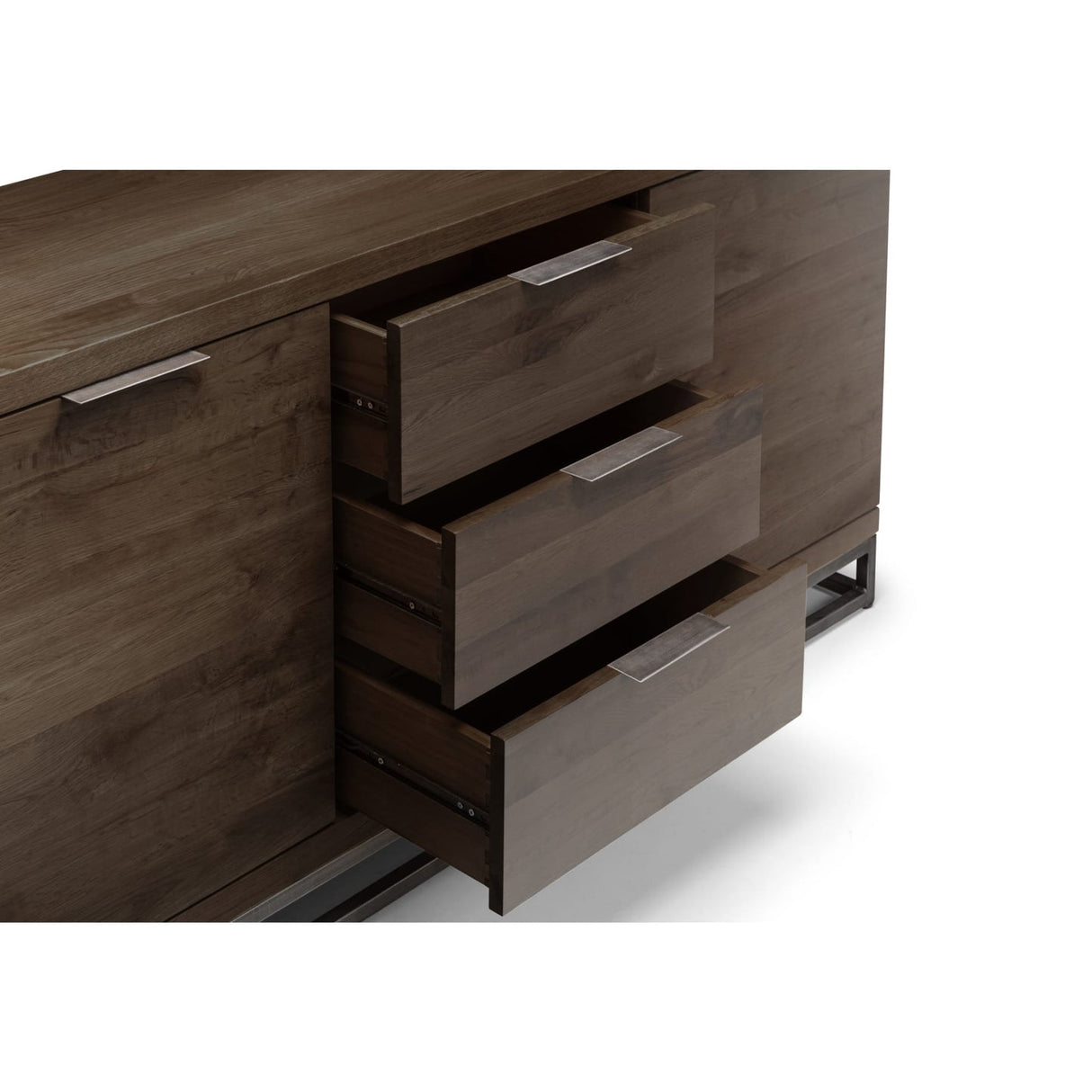 Wooden Sideboard With 2 Doors And 3 Drawers - Brooklyn
