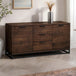 Wooden Sideboard With 2 Doors And 3 Drawers - Brooklyn