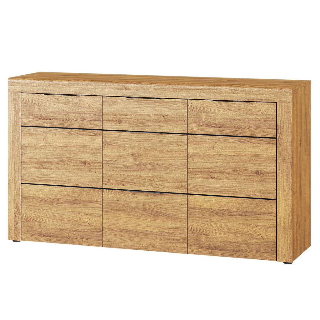 Wooden Sideboard With 2 Doors And 3 Drawers - Camaros