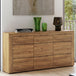 Wooden Sideboard 151cm Wide With 2 Doors And 3 Drawers - Camaros