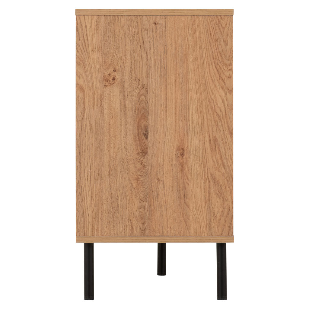 Wooden Sideboard With 2 Doors And 3 Drawers - Leon