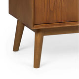 Wooden Sideboard With 2 Doors And 3 Drawers - Lowry