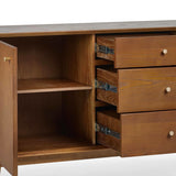 Wooden Sideboard With 2 Doors And 3 Drawers - Lowry