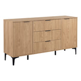 Wooden Sideboard With 2 Doors And 3 Drawers - Miami