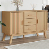 Wooden Sideboard With 2 Doors And 3 Drawers - Olden