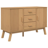 Wooden Sideboard With 2 Doors And 3 Drawers - Olden