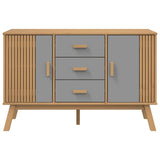 Wooden Sideboard With 2 Doors And 3 Drawers - Olden