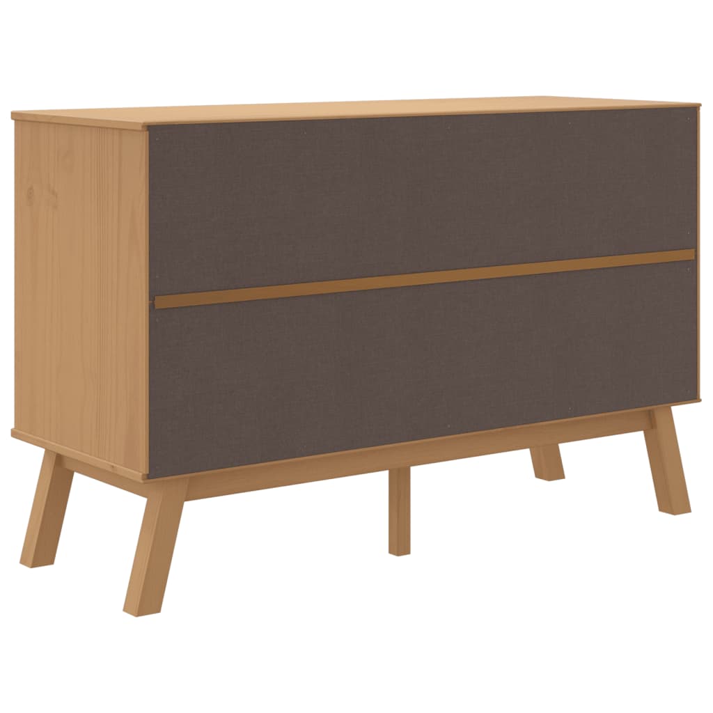 Wooden Sideboard With 2 Doors And 3 Drawers - Olden