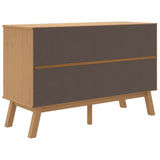 Wooden Sideboard With 2 Doors And 3 Drawers - Olden