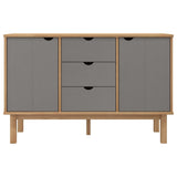 Wooden Sideboard With 2 Doors And 3 Drawers - Otta