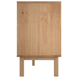 Wooden Sideboard With 2 Doors And 3 Drawers - Otta