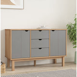 Wooden Sideboard With 2 Doors And 3 Drawers - Otta