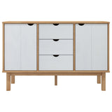 Wooden Sideboard With 2 Doors And 3 Drawers - Otta