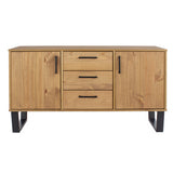 Wooden Sideboard With 2 Doors And 3 Drawers - Texas