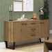 Wooden Sideboard With 2 Doors And 3 Drawers - Texas