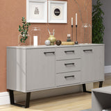 Wooden Sideboard With 2 Doors And 3 Drawers - Texas