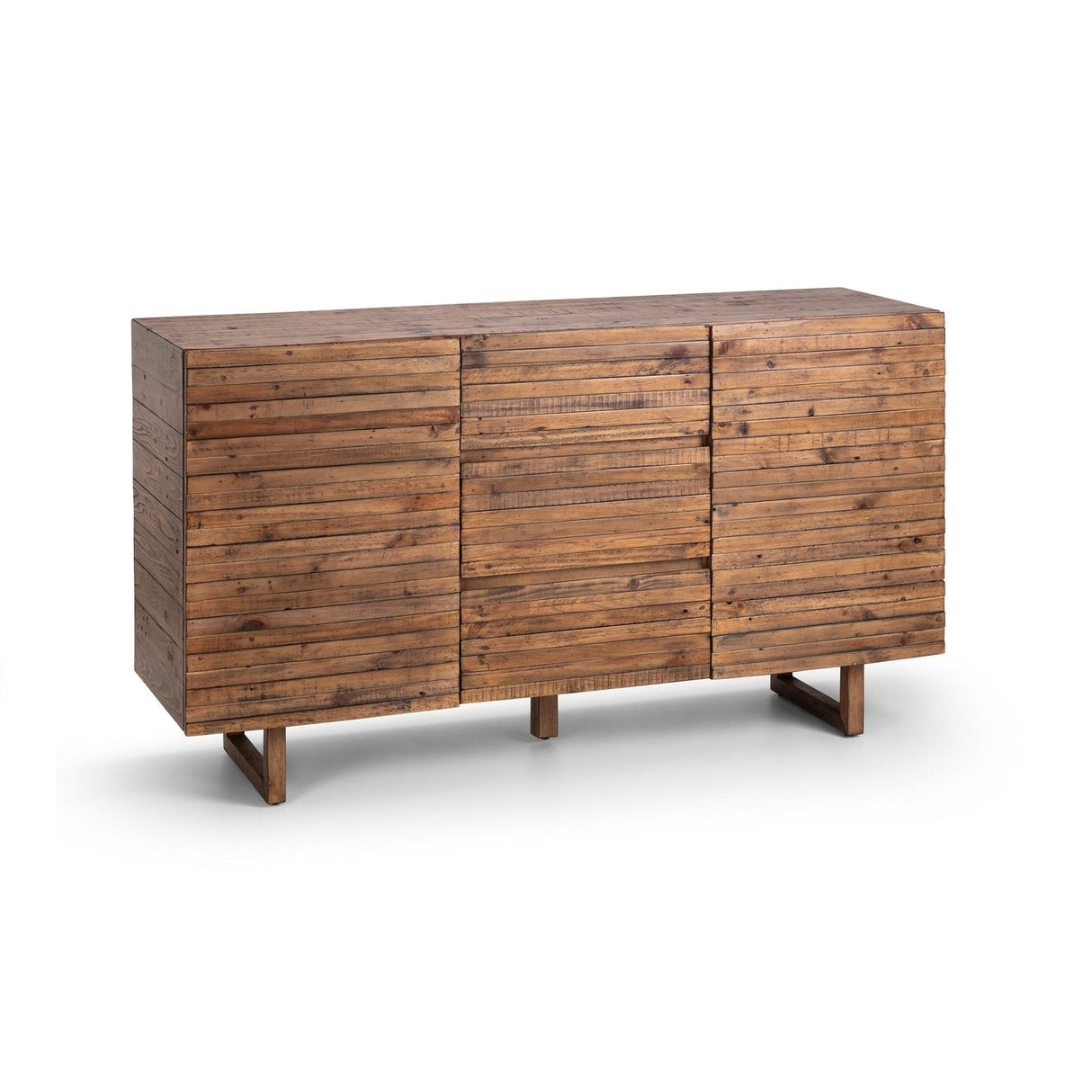 Wooden Sideboard With 2 Doors And 3 Drawers - Woburn