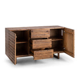 Wooden Sideboard With 2 Doors And 3 Drawers - Woburn