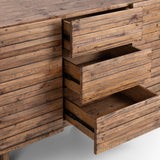 Wooden Sideboard With 2 Doors And 3 Drawers - Woburn