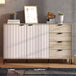 Wooden Sideboard 157cm Wide With 2 Doors And 4 Drawers - Evanston
