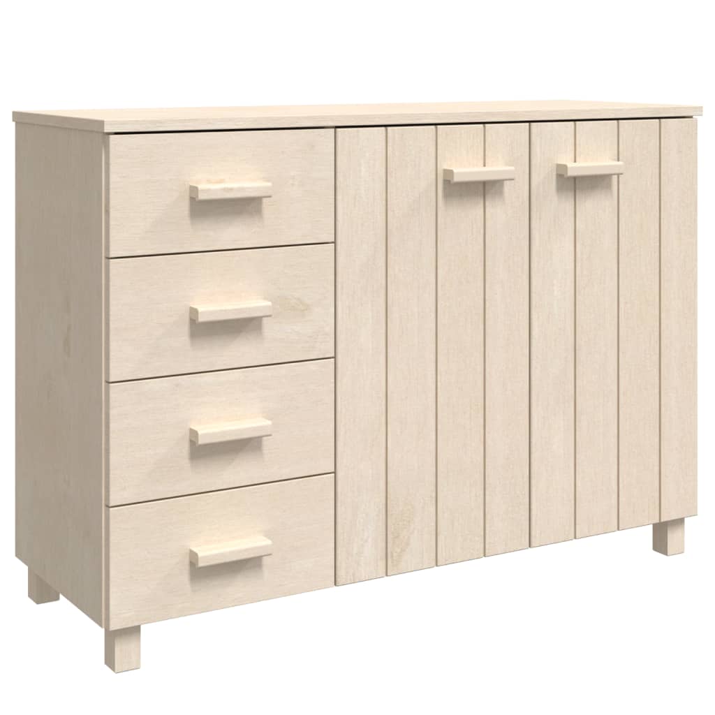 Wooden Sideboard With 2 Doors And 4 Drawers - Hamar