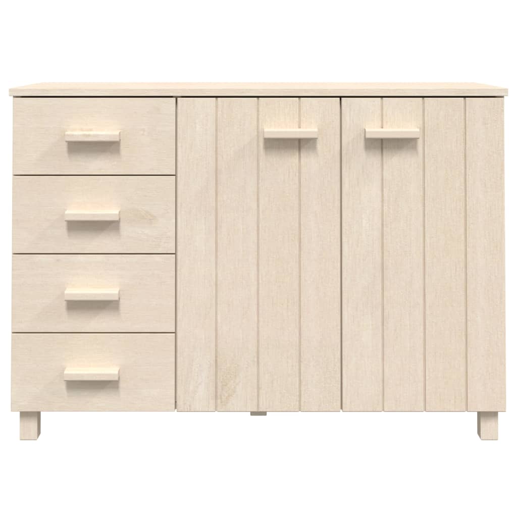Wooden Sideboard With 2 Doors And 4 Drawers - Hamar