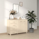 Wooden Sideboard With 2 Doors And 4 Drawers - Hamar