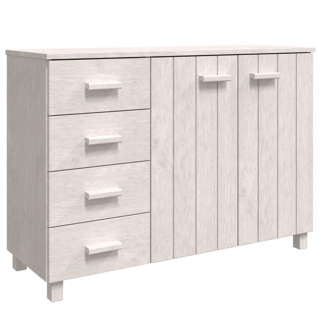 Wooden Sideboard With 2 Doors And 4 Drawers - Hamar