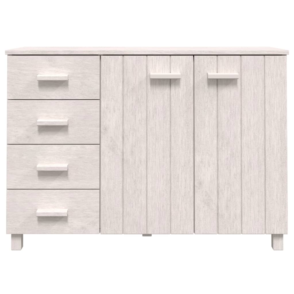 Wooden Sideboard With 2 Doors And 4 Drawers - Hamar