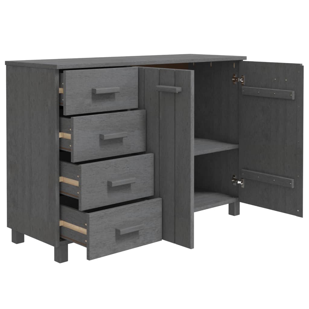 Wooden Sideboard With 2 Doors And 4 Drawers - Hamar