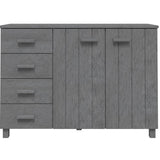 Wooden Sideboard With 2 Doors And 4 Drawers - Hamar