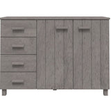 Wooden Sideboard With 2 Doors And 4 Drawers - Hamar