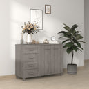 Wooden Sideboard With 2 Doors And 4 Drawers - Hamar