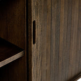 Wooden Sideboard With 2 Sliding Doors And 2 Drawers - Arya