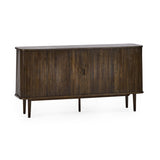 Wooden Sideboard With 2 Sliding Doors And 2 Drawers - Arya