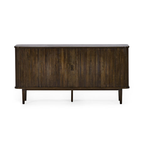 Wooden Sideboard With 2 Sliding Doors And 2 Drawers - Arya