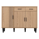 Wooden Sideboard With 3 Doors And 2 Drawers - Tessa
