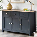 Wooden Sideboard With 3 Doors And 3 Drawers - Bordeaux