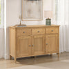 Wooden Sideboard With 3 Doors And 3 Drawers - Cotswold