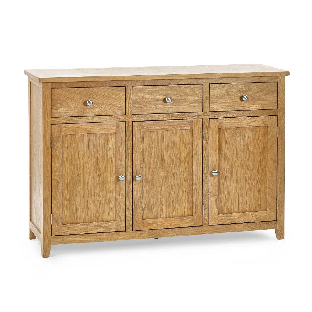 Wooden Sideboard With 3 Doors And 3 Drawers - Mallory