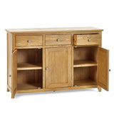 Wooden Sideboard With 3 Doors And 3 Drawers - Mallory