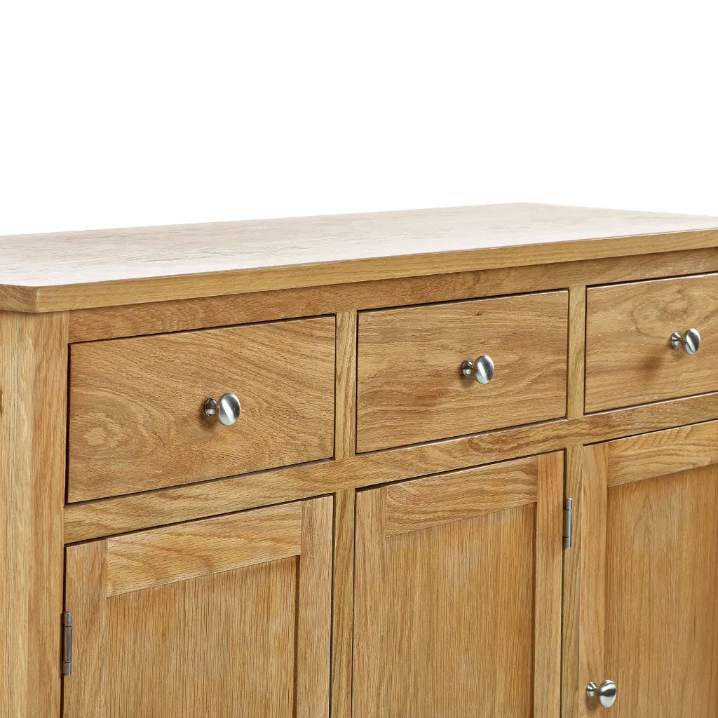 Wooden Sideboard With 3 Doors And 3 Drawers - Mallory