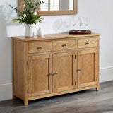 Wooden Sideboard With 3 Doors And 3 Drawers - Mallory