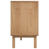 Wooden Sideboard With 3 Doors And 3 Drawers - Otta